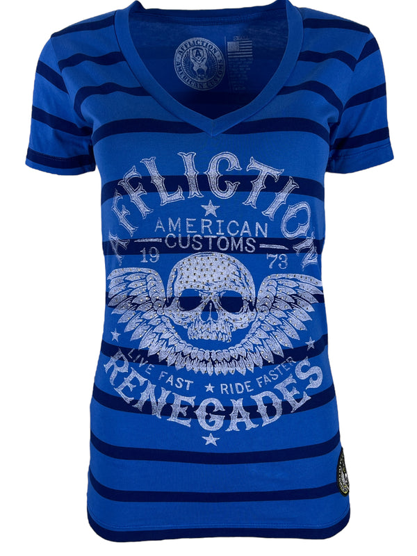 Affliction Women's T-shirt AC Renegade =
