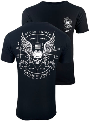 Howitzer Style Men's T-Shirt Recon Sniper Military Grunt MFG