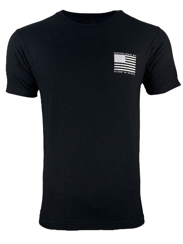 Howitzer Style Men's T-Shirt Victory or Valhalla Military Grunt MFG
