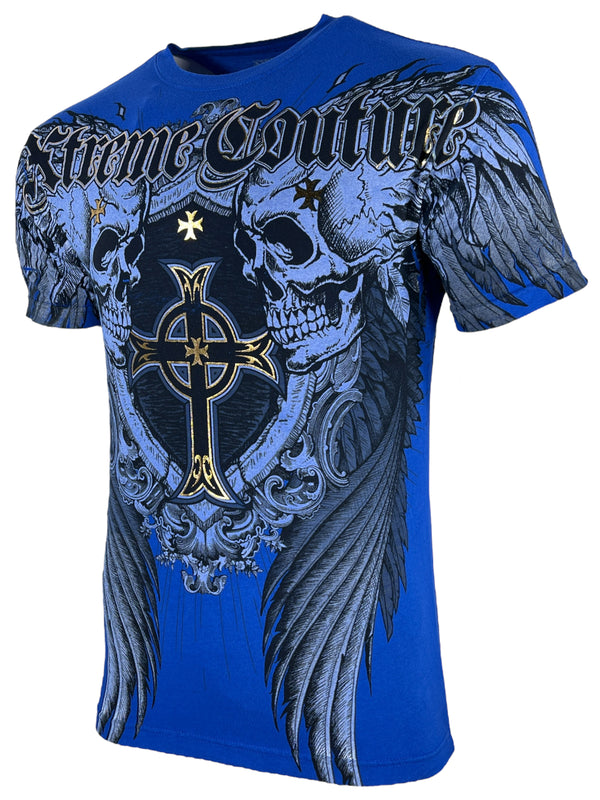 Xtreme Couture by Affliction Men's T-Shirt PULVERIZE Biker MMA