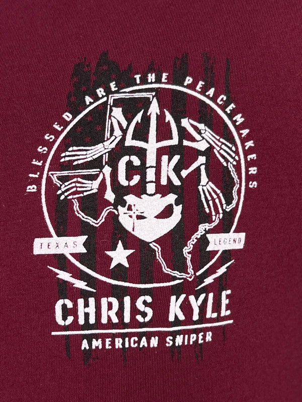 Howitzer Style Men's T-Shirt CHRIS KYLE FROG FLAG Military Grunt MFG