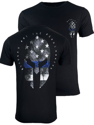 Howitzer Style Men's T-Shirt Respect Spartan Military Grunt MFG