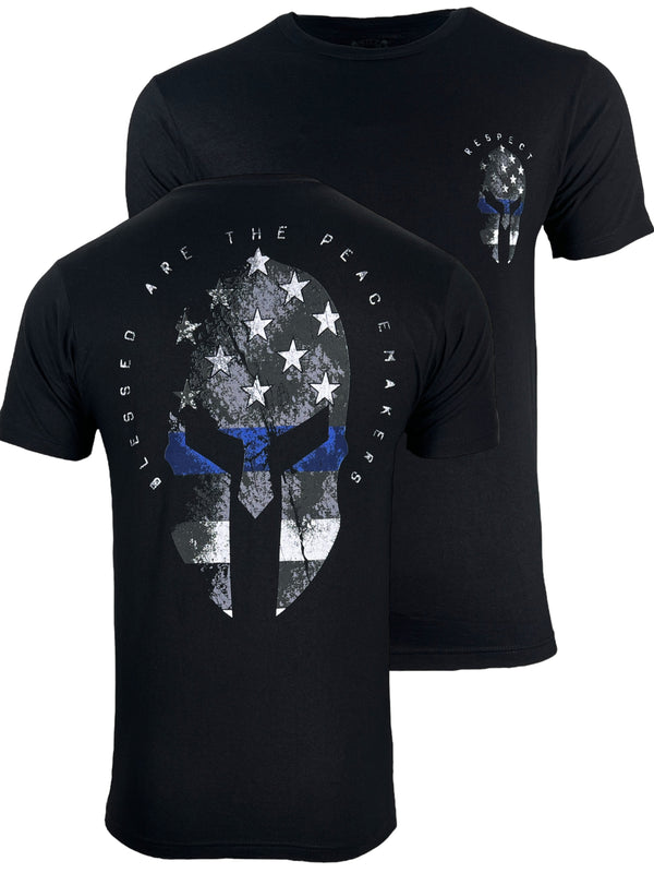 Howitzer Style Men's T-Shirt Respect Spartan Military Grunt MFG