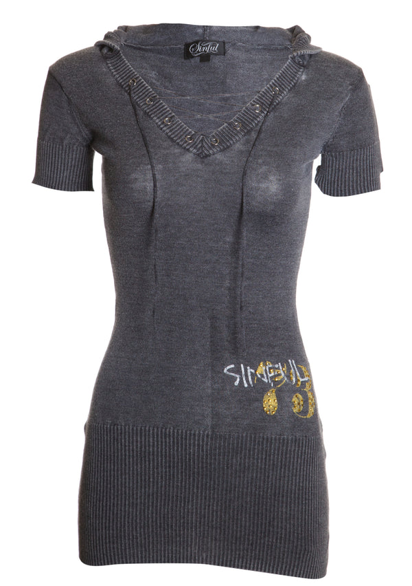 Sinful by Affliction Women's Sweater Dress Triumph =