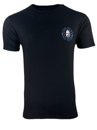 Howitzer Style Men's T-Shirt Defend The Blue Military Grunt MFG