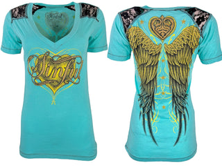 Sinful By Affliction Women's T-shirt Laced