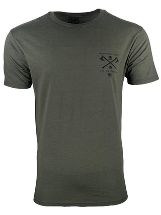 Howitzer Style Men's T-Shirt Warrior Victory Military Grunt MFG