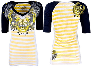 Sinful By Affliction Women's T-shirt OK Corral