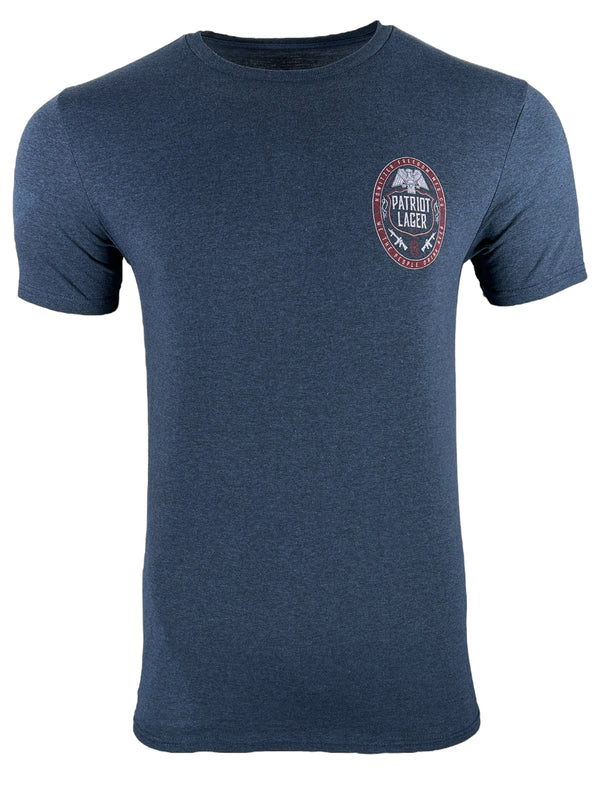 Howitzer Style Men's T-Shirt Patriot Lager Military Grunt MFG