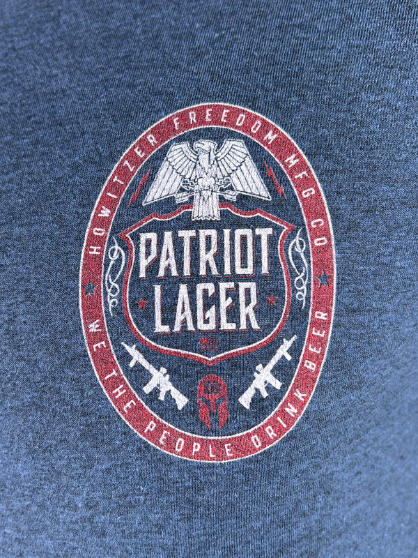 Howitzer Style Men's T-Shirt Patriot Lager Military Grunt MFG