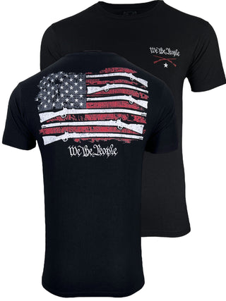 Howitzer Style Men's T-Shirt Standing Freedom Military Grunt MFG