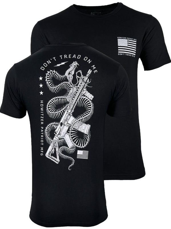 Howitzer Style Men's T-Shirt Coiled Snake Military Grunt MFG **