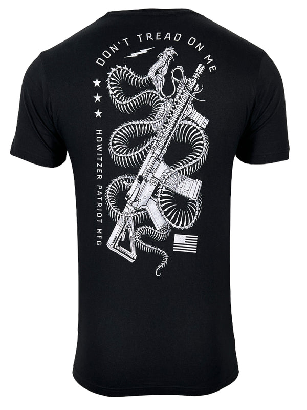 Howitzer Style Men's T-Shirt Coiled Snake Military Grunt MFG **