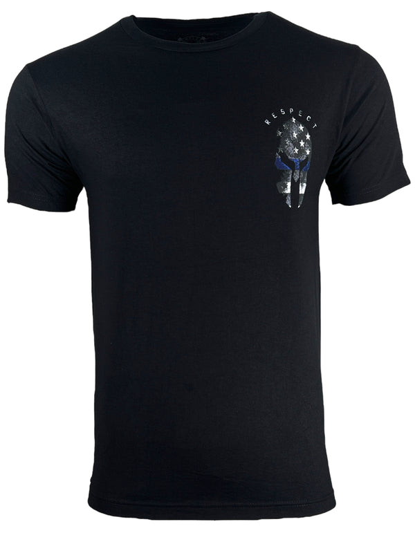 Howitzer Style Men's T-Shirt Respect Spartan Military Grunt MFG