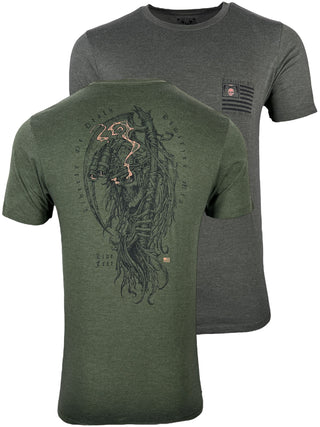 Howitzer Style Men's T-Shirt Liberty Reaper Military Grunt MFG