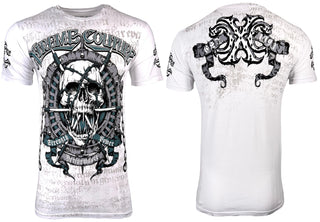 Xtreme Couture By Affliction Men's T-Shirt Chronos White