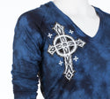 Affliction Women's Zip Up Hoodie Jacket Virtue   =