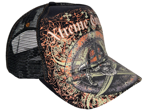 Xtreme Couture By Affliction Men's Trucker Hat Shield OF Glory Style