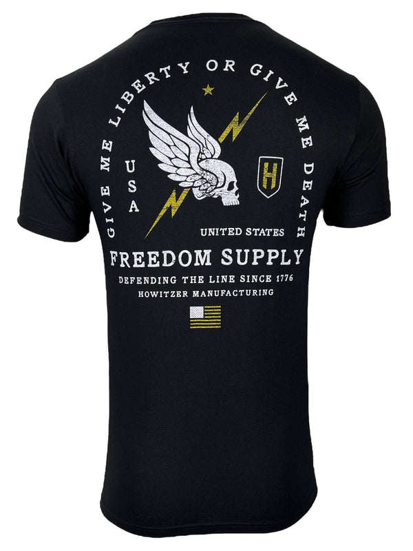 Howitzer Style Men's T-Shirt Freedom Line Military Grunt MFG **