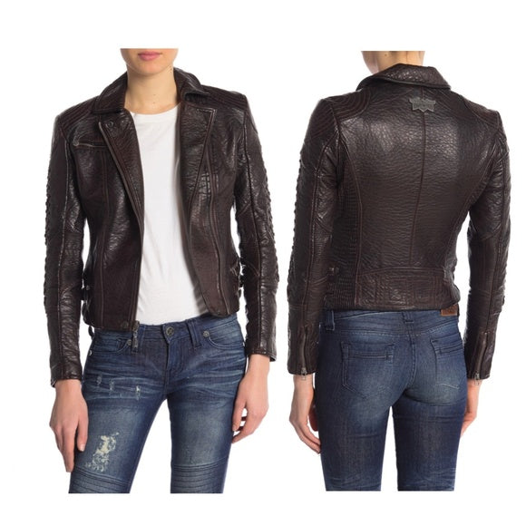 Affliction Women's Jacket Wings Earned