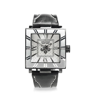 Affliction Watch Unisex Large Square Watch