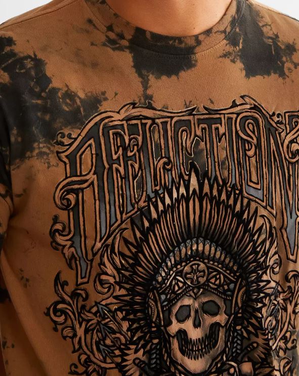 Affliction Men's T-shirt Vapor Coil