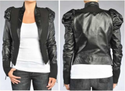 Affliction Women's Leather Jacket Micah ^^