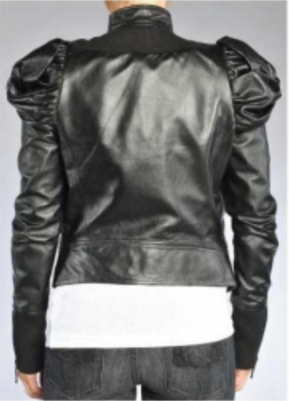 Affliction Women's Leather Jacket Micah