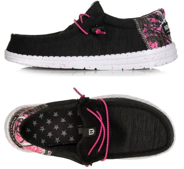 Howitzer Women's Slip-On Shoes Roam Sticks Sneakers with Camo Print Footwear