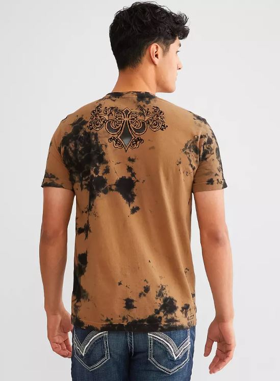 Affliction Men's T-shirt Vapor Coil