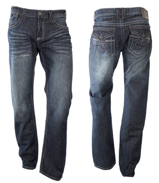 Xtreme Couture Men's Denim Jean Relaxed Fit Trevor Dark