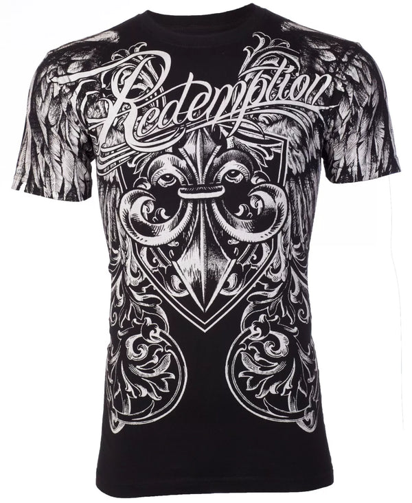 ARCHAIC by AFFLICTION Black FLASH BANG Short Sleeve Y2K MMA Elite T-shirt