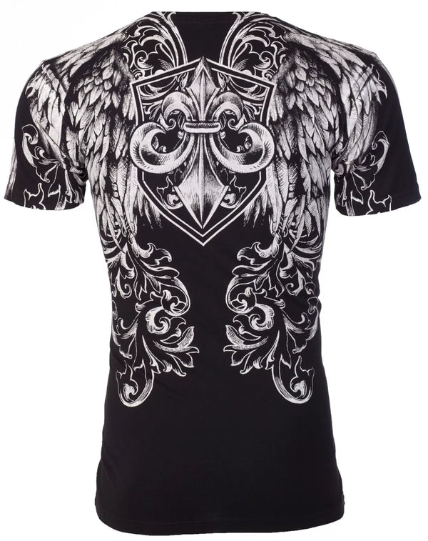ARCHAIC by AFFLICTION Black FLASH BANG Short Sleeve Y2K MMA Elite T-shirt