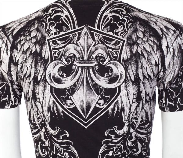 ARCHAIC by AFFLICTION Black FLASH BANG Short Sleeve Y2K MMA Elite T-shirt