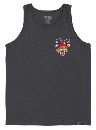 Open 925 Men's Tank Top Party Animal Tank Top Charcoal Unisex