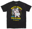 Open 925 Men's T-shirt Butt Stuff Black Wash Unisex