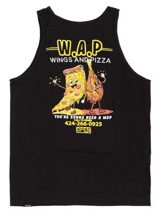 Open 925 Men's Tank Top Wings And Pizza Tank Top Black Unisex