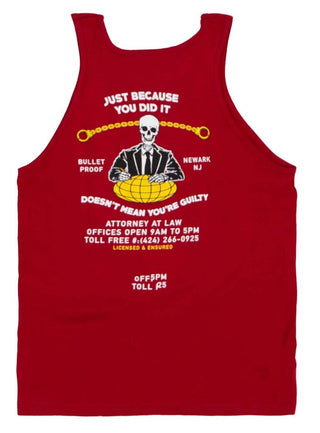 Open 925 Men's Tank Top Not Guilty Cardinal Tank Top Unisex