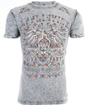 AFFLICTION American Customs IROQUOIS Short Sleeve Slim Fit REVERSIBLE T-shirt ++