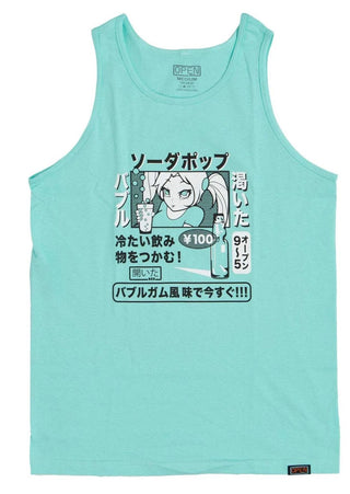 Open 925 Men's Tank Top Soda Poppu Tank Celadon Unisex