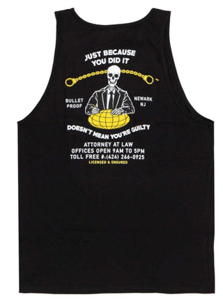 Open 925 Men's Tank Top Not Guilty Black Tank Top Unisex