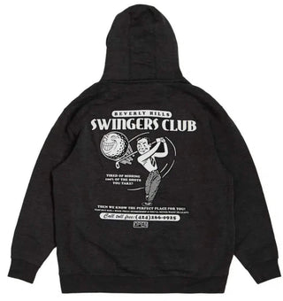 Open 925 Men's Hoodie Swingers Hoodie Charcoal Grey Unisex