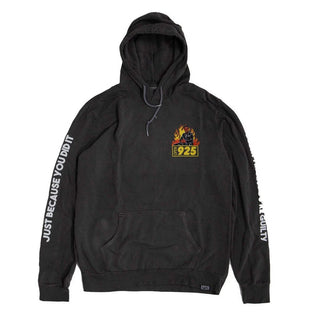 Open 925 Men's Hoodie Guilty Sins Hoodie Pigment Dye Black Unisex