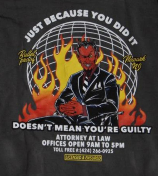 Open 925 Men's Hoodie Guilty Sins Hoodie Pigment Dye Black Unisex