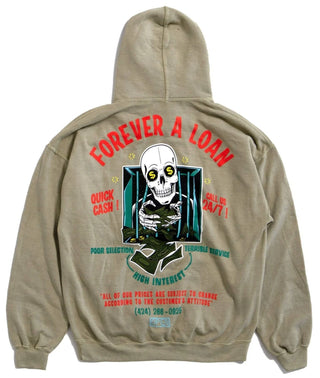 Open 925 Men's Hoodie Forever A Loan Hoodie Sand Unisex