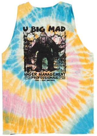 Open 925 Men's Tank top Big Mad Tie Dye Tank Top Unisex