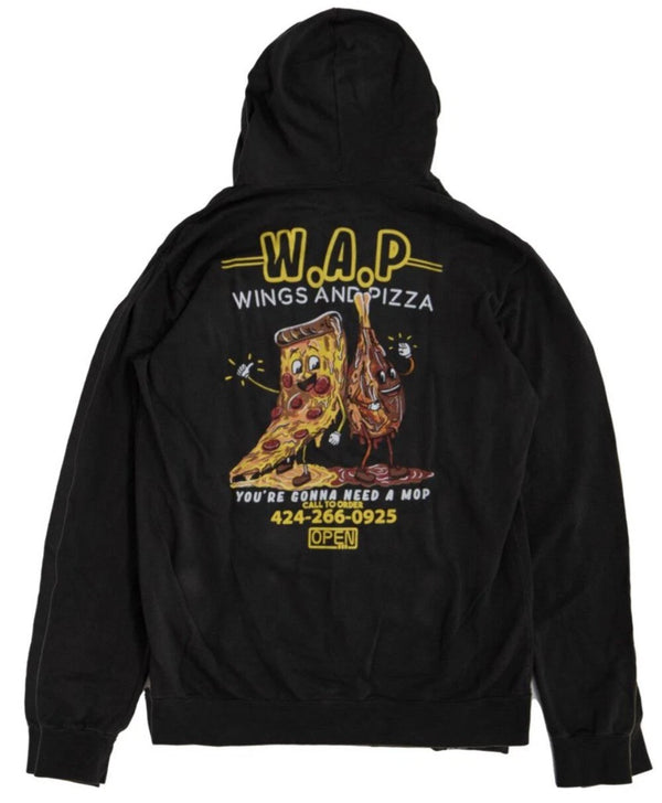 Open 925 Men's Hoodie Wings and Pizza Tie Dye Hoodie Unisex