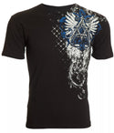 ARCHAIC by AFFLICTION Black HEAVYWEIGHT Short Sleeve Slim Fit Y2K T-shirt NWT