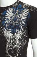 ARCHAIC by AFFLICTION Black HEAVYWEIGHT Short Sleeve Slim Fit Y2K T-shirt NWT