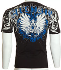 ARCHAIC by AFFLICTION Black HEAVYWEIGHT Short Sleeve Slim Fit Y2K T-shirt NWT